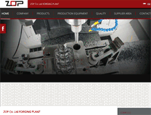 Tablet Screenshot of kuznia-zop.pl